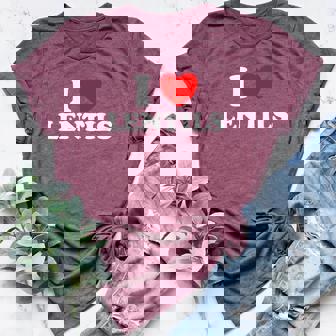 I Love Lentils Healthy Soup Eat Legume Indian Food Dal Women's Heather T-Shirt | Mazezy