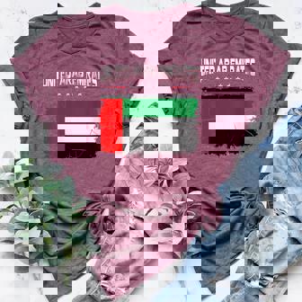 Patriotic Vintage Emirates Flag United Arab Emirates Women's Heather T-Shirt | Mazezy