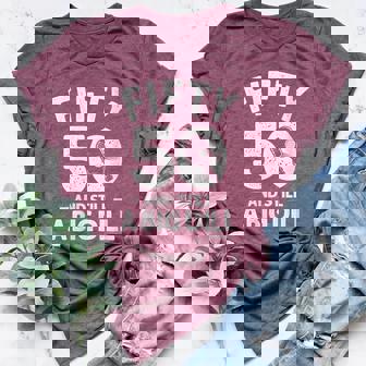 Pickleball 50th Birthday 50 Years Old Still A Big Dill Women's Heather T-Shirt | Mazezy