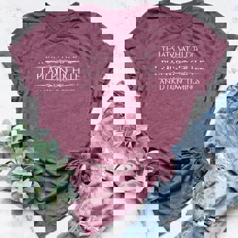 Pinochle Player I Play Pinochle And I Know Things Women's Heather T-Shirt | Mazezy