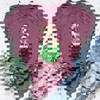 Pitbull Buffalo Green Plaid Pocket Christmas Men Women Kids Women's Heather T-Shirt | Mazezy