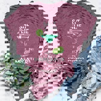 Salt And Lime Margarita Enthusiasts Chill Vibes Summer Party Women's Heather T-Shirt | Mazezy