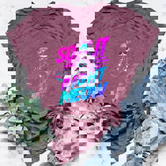 So Lit Right Meow Cat DJ EDM House Trance Techno Rave Women's Heather T-Shirt | Mazezy