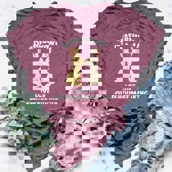 Somebunny Loves Dollhouse Making Cute Easter Bunny Maker Women's Heather T-Shirt | Mazezy