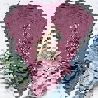 Steampunk Christmas Hippo Women Men Kids Steampunk Hippo Women's Heather T-Shirt | Mazezy