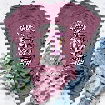 I Survived 67 Days Of School Teachers Students Music Class Women's Heather T-Shirt | Mazezy