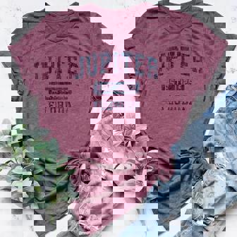 Jupiter Florida FL Vintage Established Sports Women's Heather T-Shirt | Mazezy