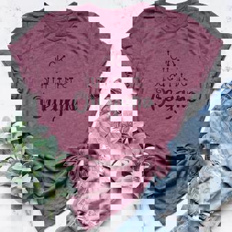 Ok But First Oregano Essential Oil Quote Custom Women's Heather T-Shirt | Mazezy