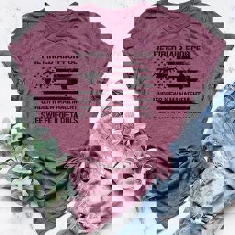 Retired Air Force Veteran See Wife For Details USAF Women's Heather T-Shirt | Mazezy