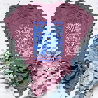 Upside Down End Of An Era Party Earth Day Retro Graphic Women's Heather T-Shirt - Monsterry