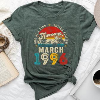 30 Year Old Awesome Since March 1996 30Th Birthday Women Bella Canvas T-shirt - Thegiftio UK