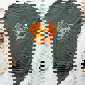 67 Thanksgiving Six Seven Turkey Thanksgiving Bella Canvas T-shirt | Mazezy