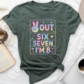 8Th Birthday Girl Outfit 6 7 Meme Eighth Im 8 Year Old Girls Bella Canvas T-shirt - Thegiftio UK