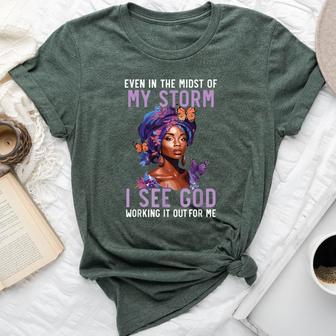 African Christian Afro American Black Pride Christianity Bella Canvas T-shirt - Thegiftio UK