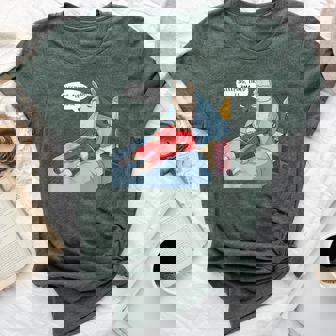 Alpaca Llama With Red Buffalo Plaid Pajamas Girl Boy Llama Bella Canvas T-shirt - Thegiftio