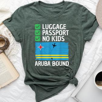 Aruba Travel Vacation Outfit Caribbean Trip Aruba Bella Canvas T-shirt - Thegiftio UK