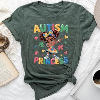 Autism Princess Coquette Bow Daughter Autism Awareness Girls Bella Canvas T-shirt - Thegiftio UK