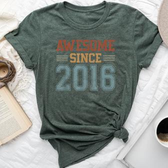 Awesome Since 2016 10Th Birthday 10 Year Old Boy Girl Bella Canvas T-shirt - Thegiftio UK