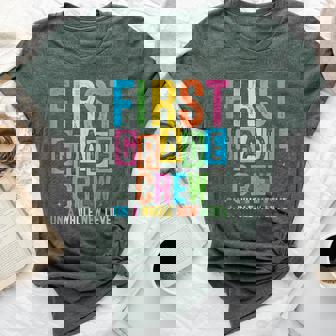 Back To School First Grade Crew On A Whole New Level Bella Canvas T-shirt | Mazezy