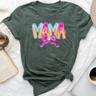 Baseball Mama Drip Ice Cream Baseball Mom Mother's Day Bella Canvas T-shirt - Thegiftio