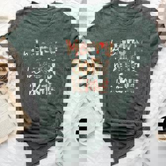 Be-Merry Be Jolly Be Kind Christmas Teacher Xmas Holiday Bella Canvas T-shirt | Mazezy