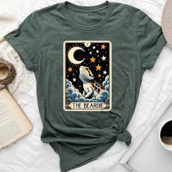 Bearded Dragon Tarot Card Beardie Mom Beardie Dad Women Bella Canvas T-shirt - Thegiftio