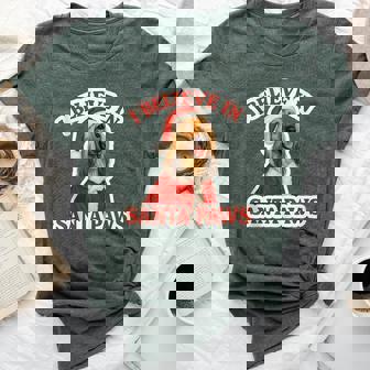 I Believe In Santa Paws Afghan Hound Dog Mom Dad Christmas Bella Canvas T-shirt | Mazezy