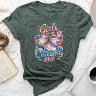 Besties Cruise Trip 2026 Nautical Vibes Girls Bella Canvas T-shirt - Thegiftio UK
