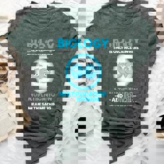 Biology Facts Science Teacher Student Biologist Bella Canvas T-shirt - Thegiftio