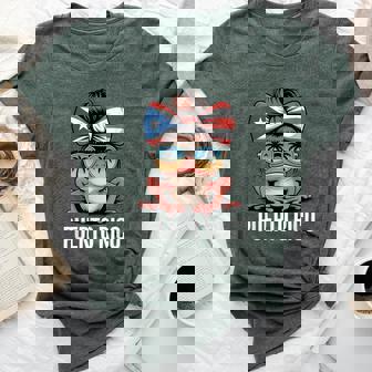 Boricua Coqui Frog Puerto Rico Puerto Rican Woman Bella Canvas T-shirt | Mazezy