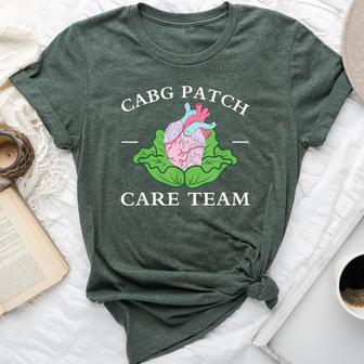 Cabg Patch Care Team Nurse Cabbage Heart Nurse Week Bella Canvas T-shirt - Thegiftio