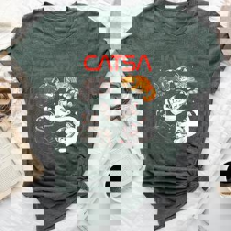 Catsa Cat Astronaut Universe Space Kitten Lover Galaxy Bella Canvas T-shirt - Thegiftio