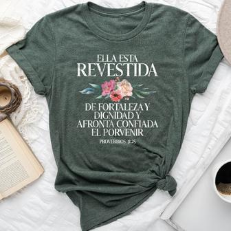 Christian Spanish Español Cristianos Religious Jesus God Bella Canvas T-shirt - Thegiftio UK