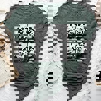 Cool Panda With Sunglasses Photobooth Giant Panda Bear Bella Canvas T-shirt - Thegiftio