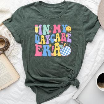 In My Daycare Era Groovy Teacher Daycare First Day Of School Bella Canvas T-shirt - Thegiftio UK