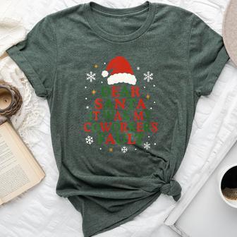 Dear Santa It Was My Coworker’S Fault Christmas Employee Bella Canvas T-shirt | Mazezy