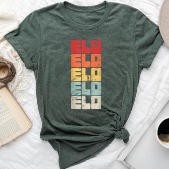 Elo Vintage Retro Name Vintage Retro Boy Girl Bella Canvas T-shirt - Thegiftio UK