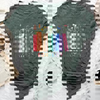 Equality Flower Books Equal Rights Social Justice Feminist Bella Canvas T-shirt - Thegiftio