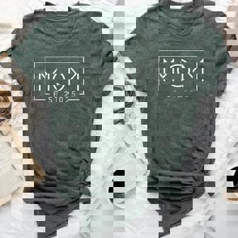 Est 2025 New Mom First-Time Promoted To Mom Bella Canvas T-shirt - Thegiftio