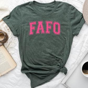 Fafo Fuck Around And Find Out Sarcastic Meme Saying Bella Canvas T-shirt - Thegiftio UK