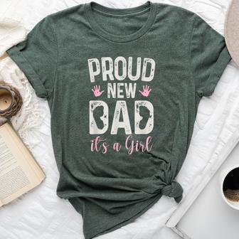 Father To Be Soon To Be Dad Proud New Dad It's A Girl Bella Canvas T-shirt - Thegiftio