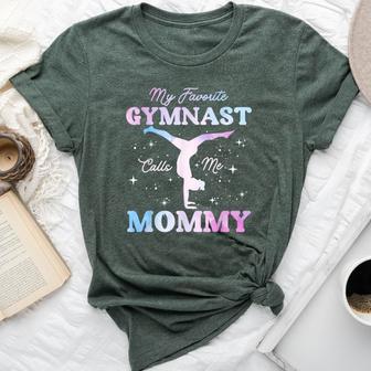 My Favorite Gymnast Calls Me Mommy Gymnastics Mom Bella Canvas T-shirt - Thegiftio UK