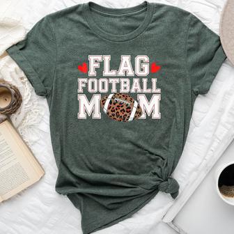 Flag Football Mom Flag Football Player Mom Bella Canvas T-shirt - Thegiftio UK