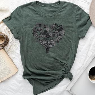 Flower Graphic For Wildflower Floral Gardening Boys Bella Canvas T-shirt - Thegiftio UK