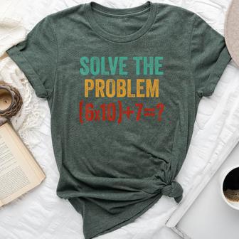 67 Meme Six Seven 6 7 Math Teacher Women Bella Canvas T-shirt - Thegiftio UK