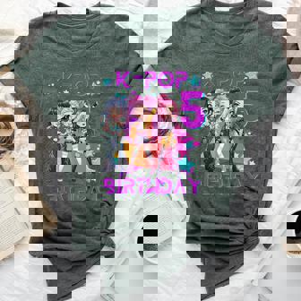 Chibi Kpop Girl It’S My 5Th Birthday Bella Canvas T-shirt | Seseable FR