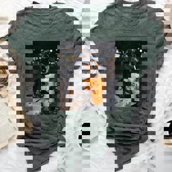 Dachshund Drinking Iced Coffee Dog Meme Bella Canvas T-shirt - Thegiftio