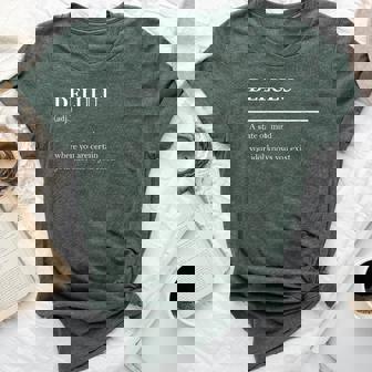 Definition Delulu Fandom Idol Meme Definition Bella Canvas T-shirt | Mazezy