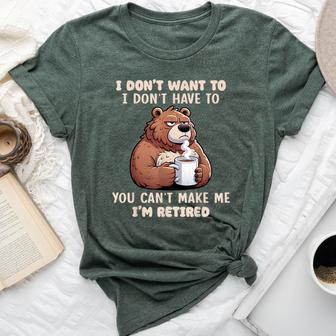Retirement I'm Retired Sarcastic Humor Graphic Bella Canvas T-shirt - Thegiftio UK