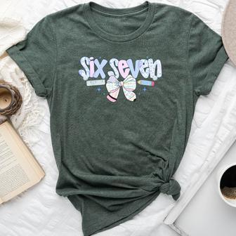 Six Seven 6 7 Meme 67 Teacher For Girl Bella Canvas T-shirt - Thegiftio UK